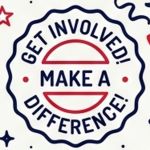 Image with words Get Involved Make a Difference