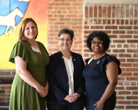 Photo of (left-right) Angelina Gear Jackie Haas and Melvina Calvin-Edwards